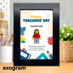 Teachers' Day Lego Minifig Frame